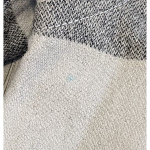 Burton Gray and White Striped Shirt Jacket - Picture 7 of 11